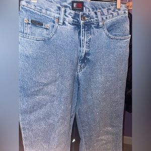 Glittery jeans